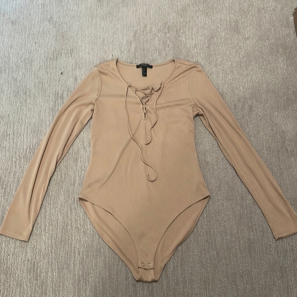 Forever 21 long sleeve bodysuit
